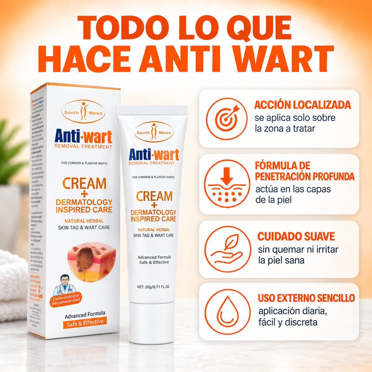 Trata las verrugas de forma simple y segura