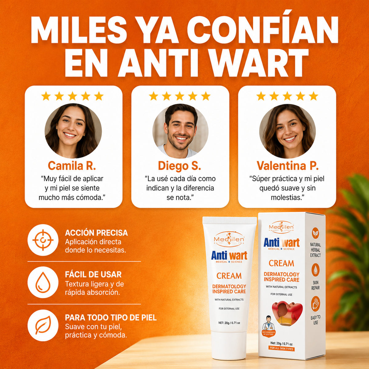 Trata las verrugas de forma simple y segura